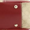 Gucci Pretty Tote Bag 163805 Brown GG Canvas Ribbon Women Used