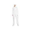 Nike Logo Embroidered Drawstring Cuffed Casual Pants Women Pants White DQ5801-100