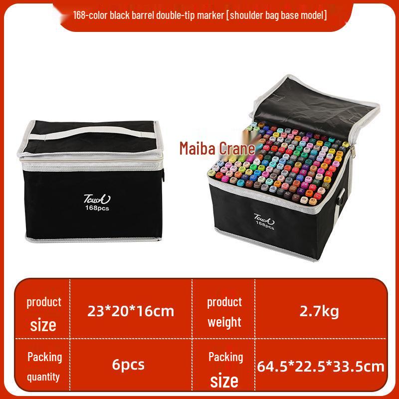 Dual-Tip Alcohol-Based Oily Marker Set for Kids - Watercolor Drawing Pens