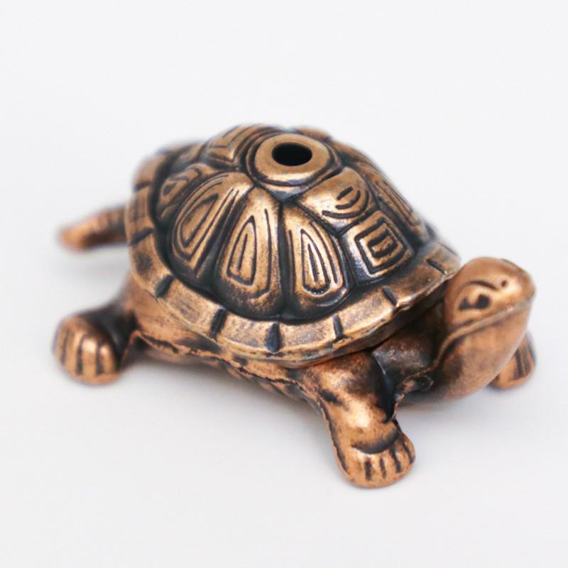 

Курильница Zen Mini Tortoise Alloy с держателем для мифического зверя - орнамент в китайском стиле