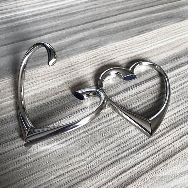 Zinc Alloy High-Grade Metal Heart-Shaped Bag Buckle Can Be Rotated Folding Handbag Hook Device Love Shaped Handbag Hook