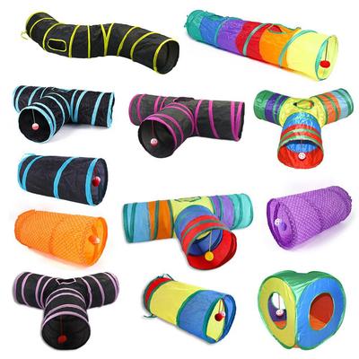 Rainbow Cat Tunnel: Interactive Self-Amusement Toy and Rolling Dragon Bed for Cross-Border Pets