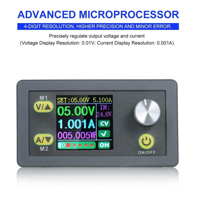 Dijital Kontrol Modülü 5A 80W Sabit Voltaj Akım Programlanabilir Güç Kaynağı Modülü Ayarlanabilir Voltaj Regülatörü Veri Depolama