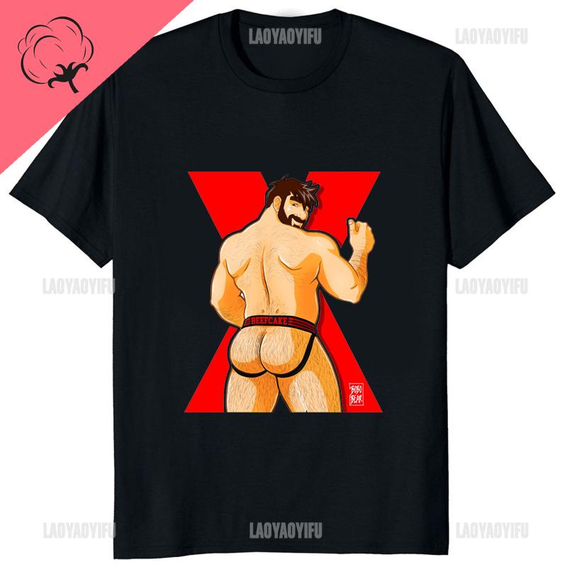 New Arrival Adam Likes Funny Cotton T-Shirt Bobobear Printed Gay T Shirt Humor BEAR Graphic Fashion Comfort Breathe Man Tshirt