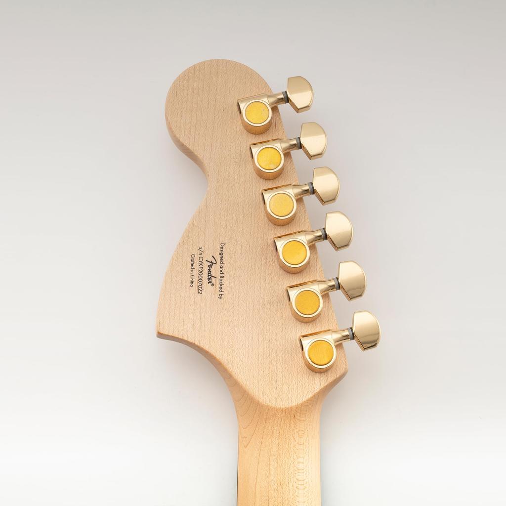 Musiclily Pro Single Pin Guitar Tuners Square for SQ Electric Gold 6-row Strat/Telecaster Guitars,