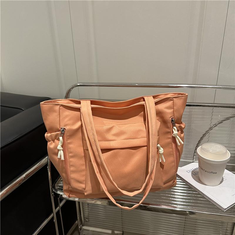 Canvas Bag For Women, Large Capacity, Versatile, Casual Shoulder Bag, Nylon Bag, Class Commuting Tote Bag