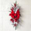 Christmas staircase decoration staircase wreath pendant Christmas Nordic home scene arrangement