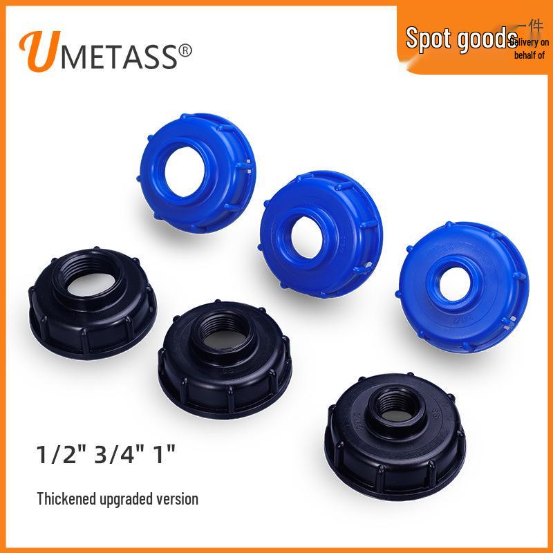 IBC-Tonnenfass-Ventiladapter-Abdeckung: 4-Punkt, 6-Punkt, 1-Zoll Doppelzahn Innenring Adapter