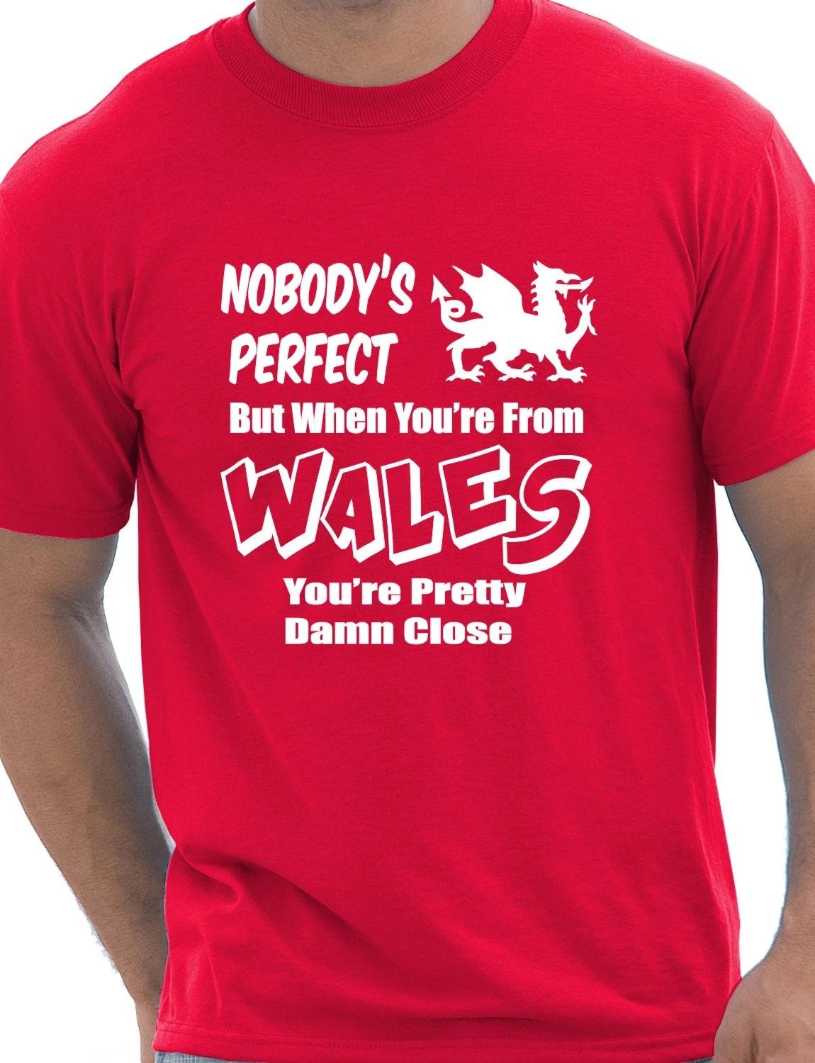 Proud To Be Welsh Wales Cymru Gift Mens T-shirt Size S-XXL XL