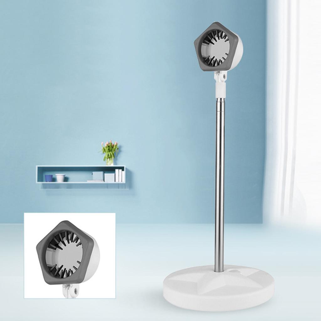 Hair Dryer Stand Rotatable Adjustable Height Angle Soft Toothed Mouth Blow Dryer Floor Stand for