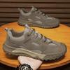 Fashion Men Shoes 2025 Spring Autumn New Breathable Mesh Non Slip Casual Sport Shoes Fashion Comfortable Lace-up Sewing Running Shoes