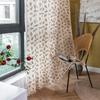 Curtain Finished Product Non-Punching Kitchen Blackout Half Curtain American Living Room Balcony Perforated Curtain Bay Window Short Curtain