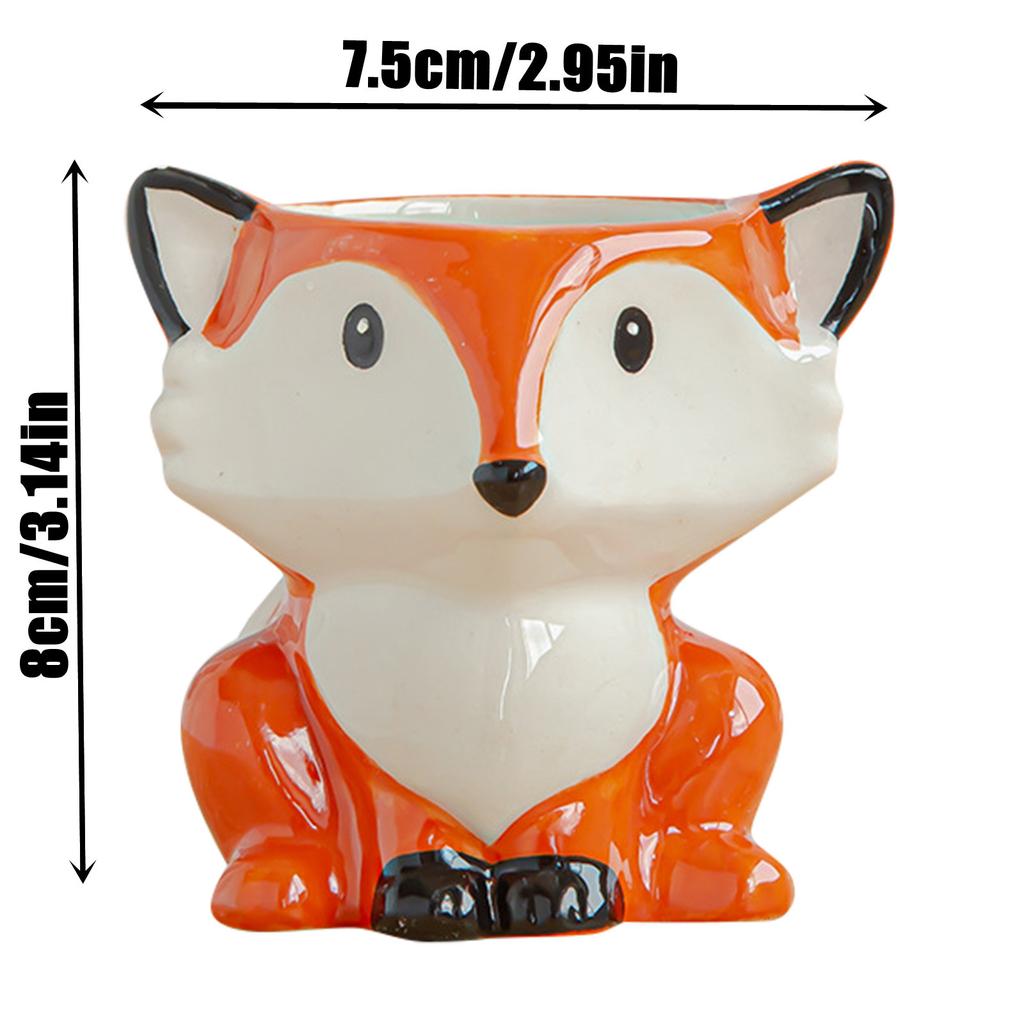 Animal Pot Ceramic Succulent Plant Pot Cactus Potted Planting Bonsai Pots Set