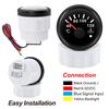 Marine Boat Water Temperature Gauge Red Backlight 40-120 Degree Water Temperature Gauge With Sensor Auto Digital Gauge