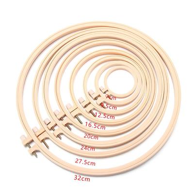 Cadre en Plastique Pratique pour Loisirs Créatifs Motif Vintage Cadre à Broder Cercle à Broder Outils de Couture Arts de l'Aiguille
