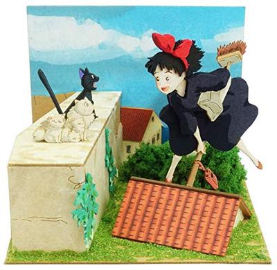 Sankei Studio Ghibli Mini Kiki's Delivery Service Kiki and Jiji's Family Paper Craft MP07-125