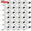 3/30pcs Plastic Clothes Pins Non-slip Anti-Rust Springs Heavy Duty Windproof Clothespins Household Bedroom Towel Peg Clamps