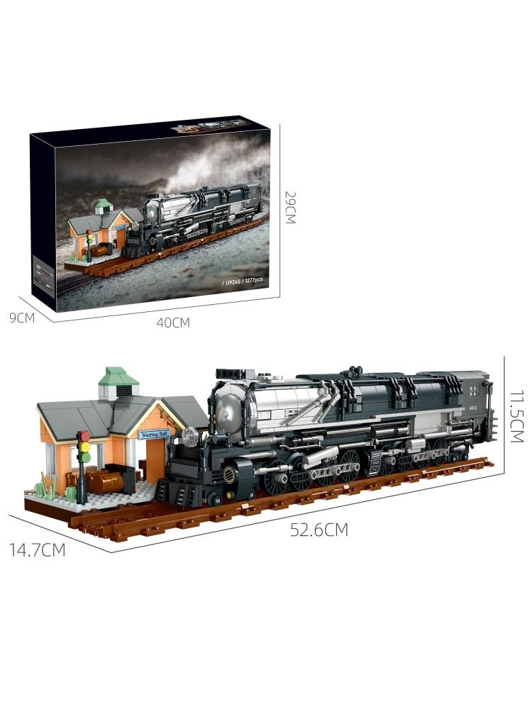 

1277Pcs City Railway Steam Train Model Assembly Plaything Moc Construction Blocks Toys Educational Plaything Household Decoration Adult Birthday Gift