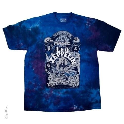 New LED ZEPPELIN Wembley 1971 TIE DYE T Shirt S