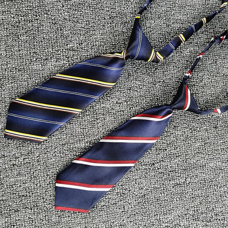 

Children S Tie Striped Printed Short College Kindergarten Uniform Show Lazy Tie
