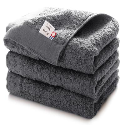 Tramparan Imabari Towel Face Towel 3-Piece Set: Soft, Absorbent, Quick-Drying, Lightweight, Thick, 100% Cotton, Loose Twist, Fluffy, Made In Japan (Ch