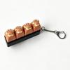 Colorful Design Cat Claws Keychain Silicone Soft Keycap Keychain Squishy Cat Paw Keychain  Keyring