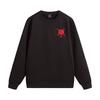 Li-Ning Solid Color Logo Comfortable Soft Fashionable Versatile Printed Pattern Crew Neck Fleece Pullover Long Sleeve Sweatshirt AWDVH41-1