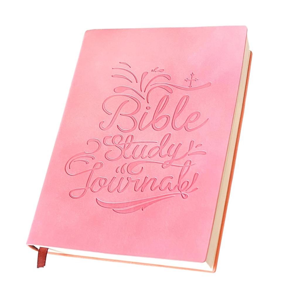 

200 страниц Журнал для изучения Библии ПУ Журнал для молитв Блокноты Журнал по методу S.O.A.P Размышления о вере розовый