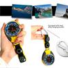 Yellow Accurate Multifunctional Digital Barometric Altimeter Compass Lightweight And Portable