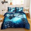 Game Duvet Cover Set Game Contoller Comforter Cover for Kids Boys Teens Player Game Double Queen King Size Polyester Bedding Set