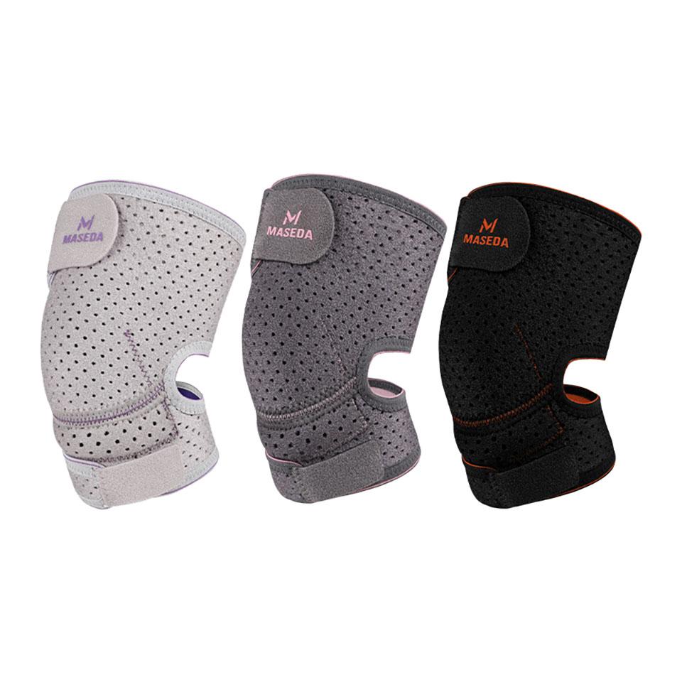 1Pcs Sports Knee Pads Thickened Eva Strap Compression Stabilize Patella Warm Windproof Cycling Mountain Bike Badminton Men Women