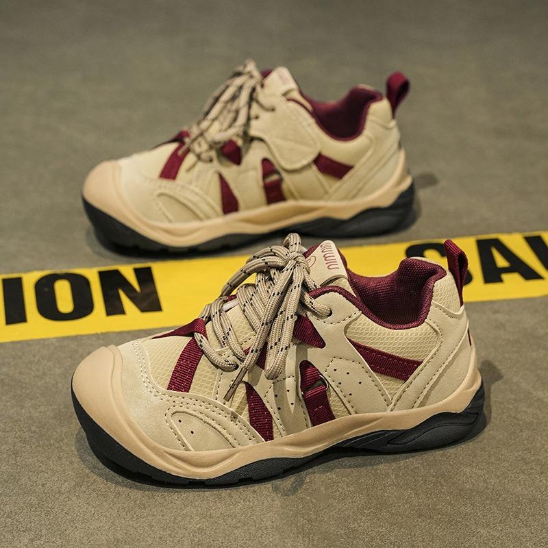 Boys shoes autumn new children's non-slip soft-soled sneakers medium and large children's boys running hiking shoes