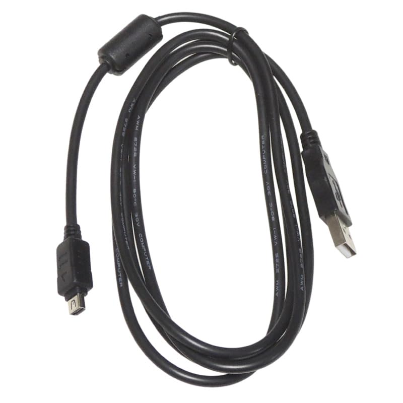 KAUMO For Digital Cameras Only Compatible Usb Cable OLYMPUS Olympus CB-USB5/CB-USB6/CB-USB8 Compatible (USB-A/mini 12 Pin Flat Type) 1.5m