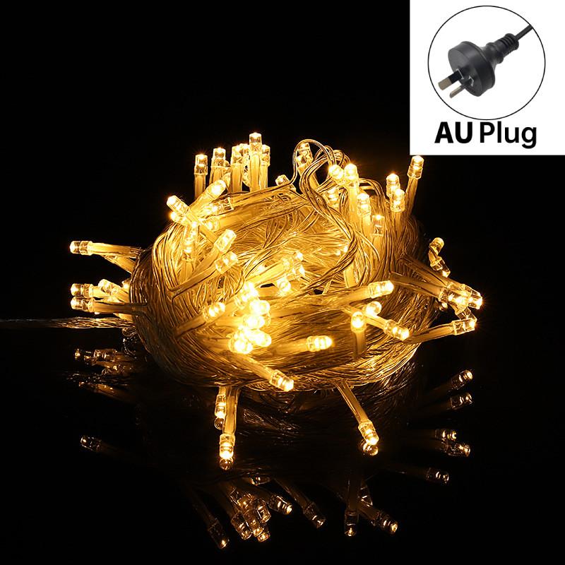 Weihnachtslichterkette mit acht Funktionen, wasserdicht, für den Außenbereich, zur Dekoration festlicher Anlässe