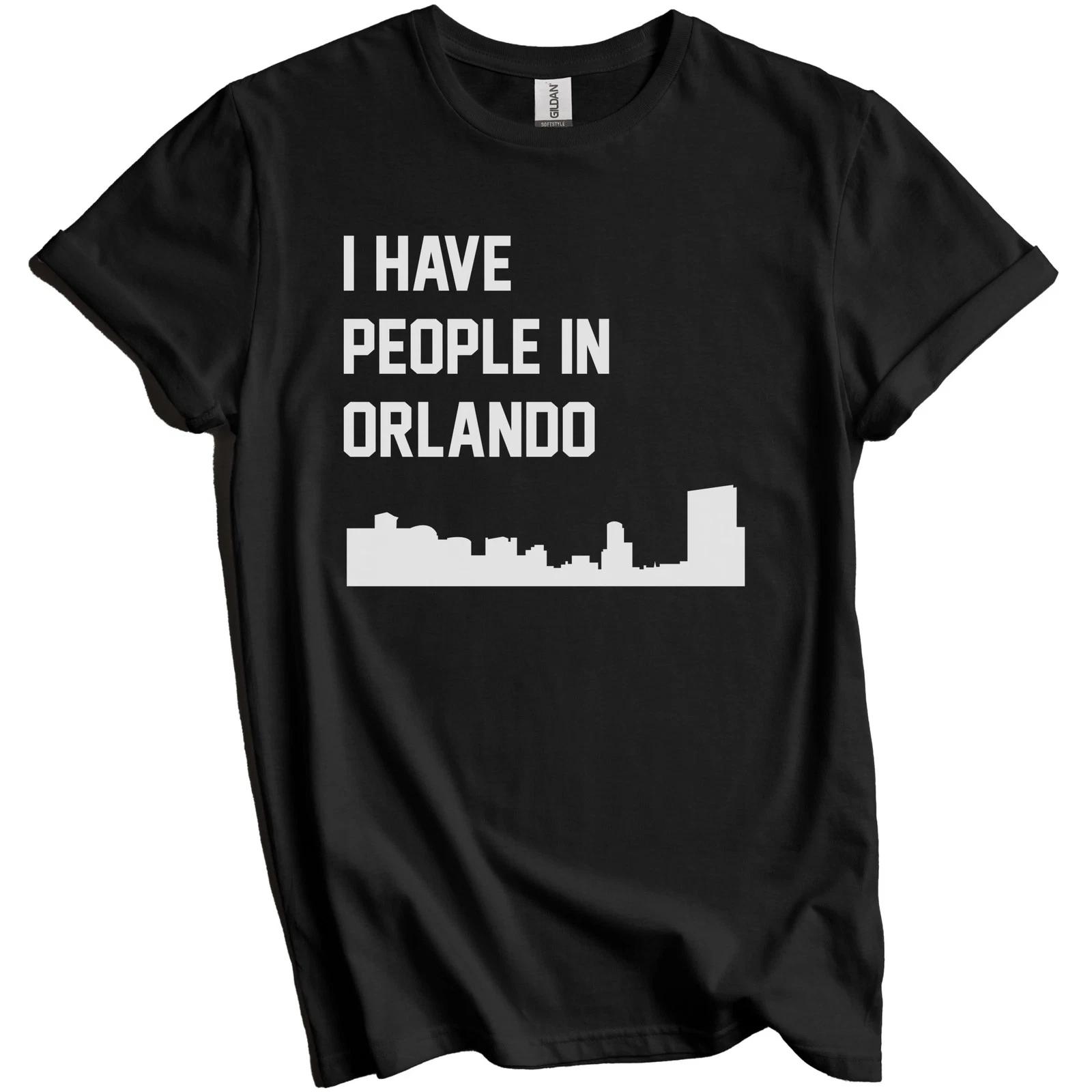 I Have People In Orlando Florida Skyline T-Shirt S