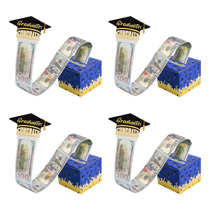 Graduation Season Surprise Money Box Corrugated Packaging Box Surprise Graduation Gift Party Supplies