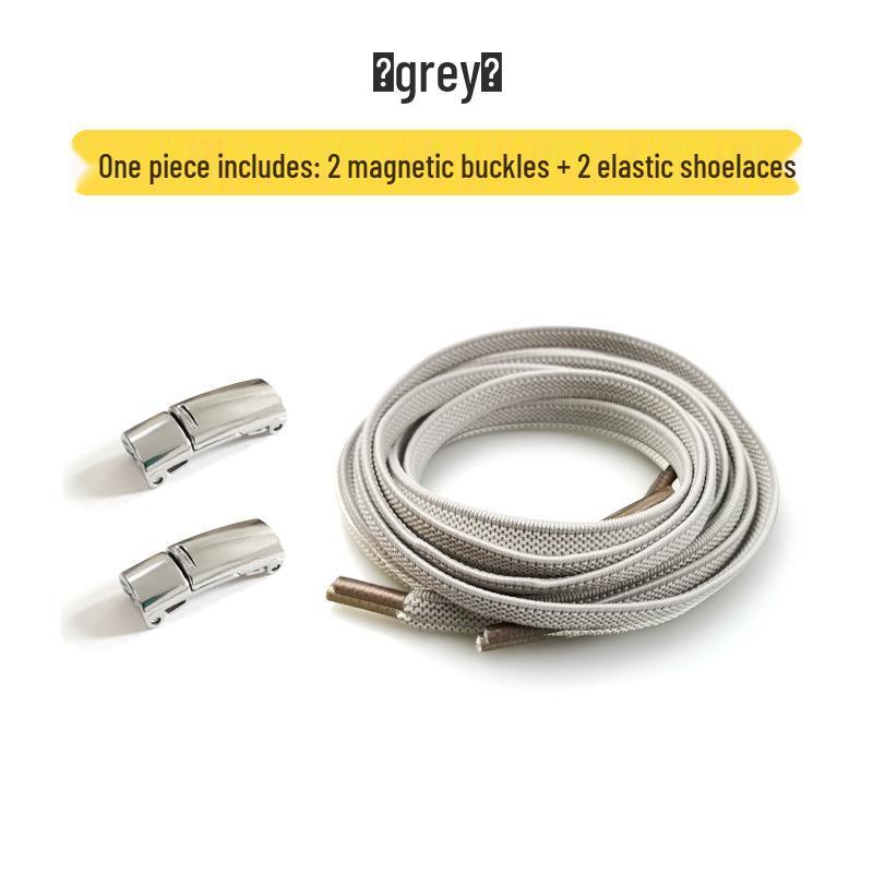 Colorful Elastic Magnetic No-Tie Shoelaces for Adults & Kids