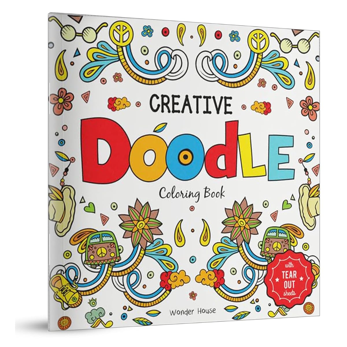 

Creative Doodle Coloring Book : Children Coloring Book With Tear Out Sheets