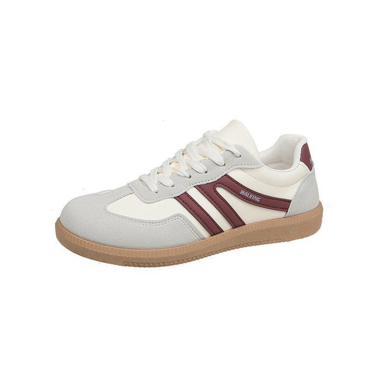 

Модные женские кроссовки 2025 Весна Новые Роскошные Лоферы на плоской подошве Удобные Слипоны Мягкие Женские Кроссовки Легкая Уличная обувь для Женщин 41 бордовый