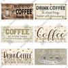 Coffee Metal Hanging Signs Decorative Plaques Door Aluminum Plaque In Home Decor Cafe Kitchen Hanging Home Decor