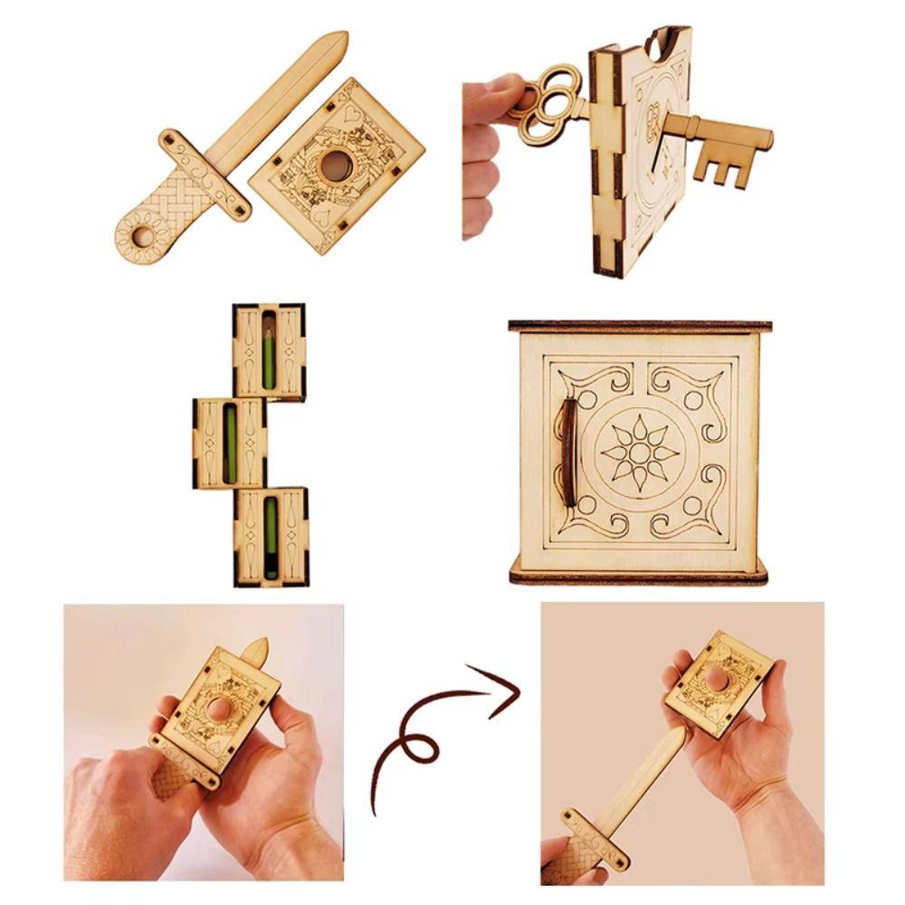 Educational Finger Magic Trick Toy Assembling Magic Pencil Box  Toy for Children