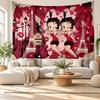 Betty Boop Wall Tapestry Home Decor Hanging Cloth Art Background Tapestry for Bedroom
