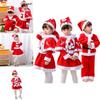 Soft Kids' Santa Claus Cosplay Costume For Xmas Party Fancy Dress Outfit