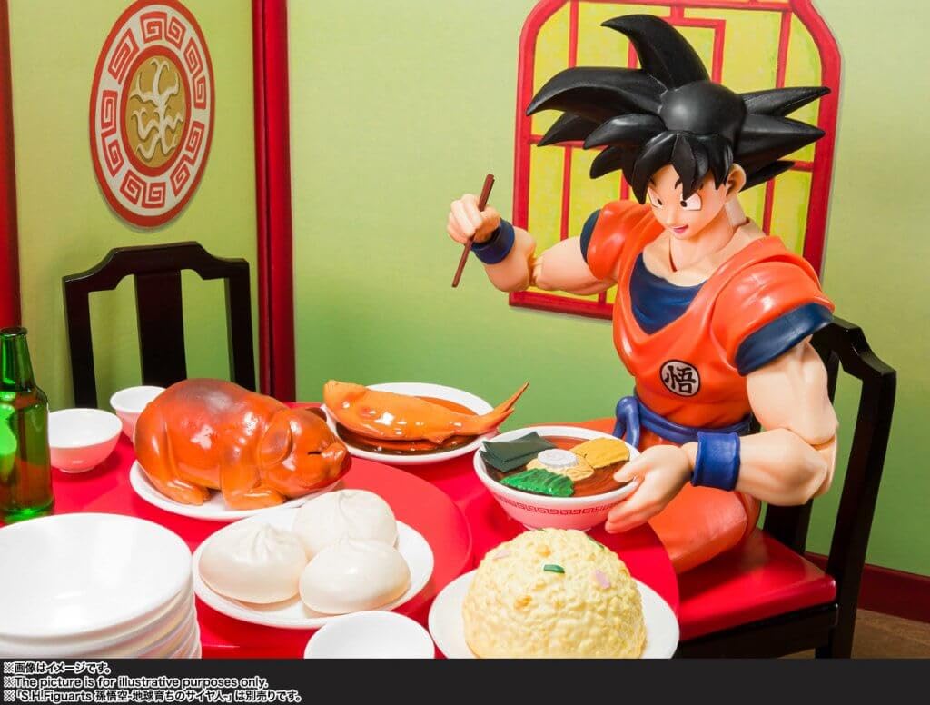 TAMASHII NATIONS Dragon Ball Z Son Belly Eighth Set Приблизительно 200 мм окрашенная подвижная фигурка SHFiguarts Гоку из ABS и ПВХ