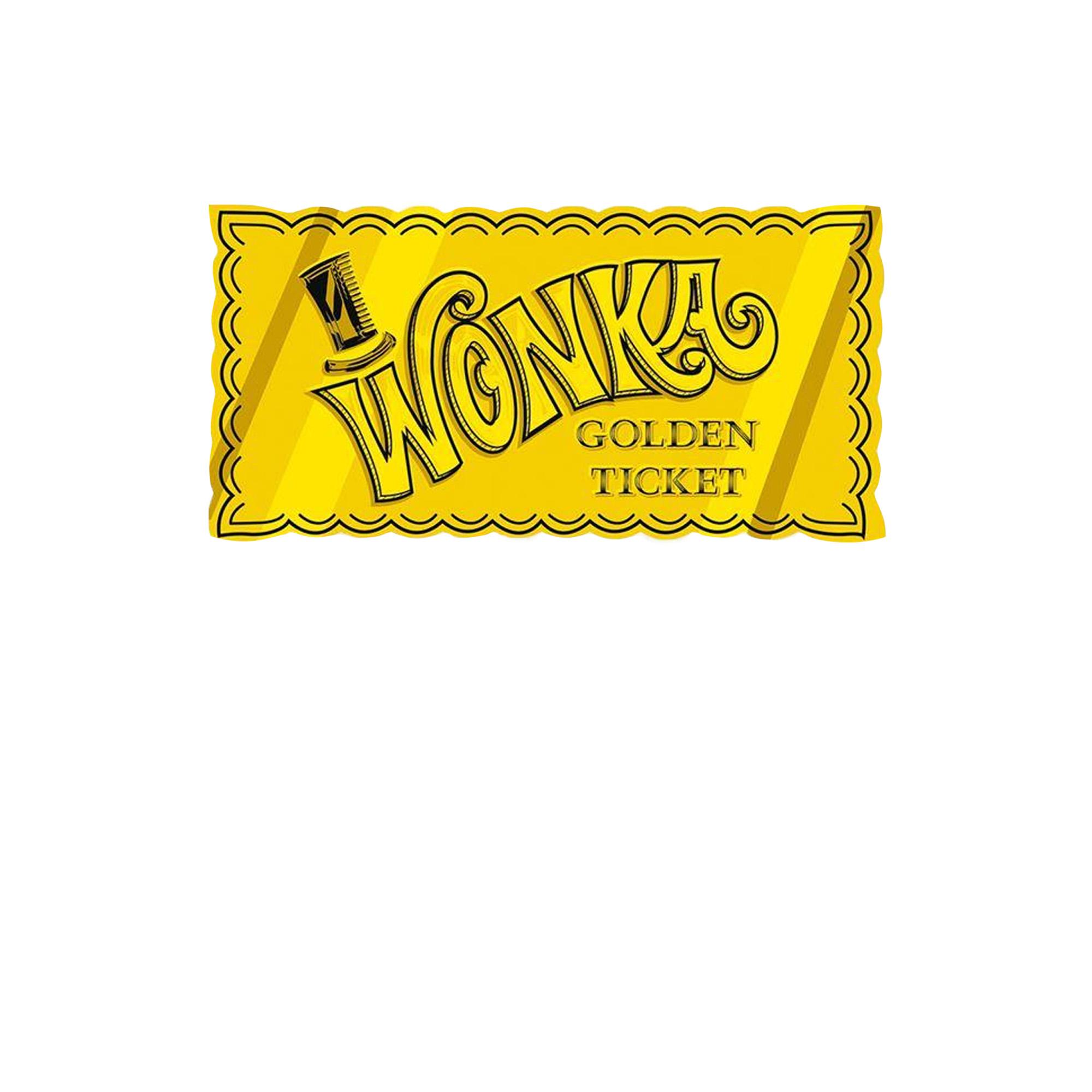 Stampa Incorniciata Willy Wonka - Poster Biglietto D'Oro 30x40 Cm Ufficiale