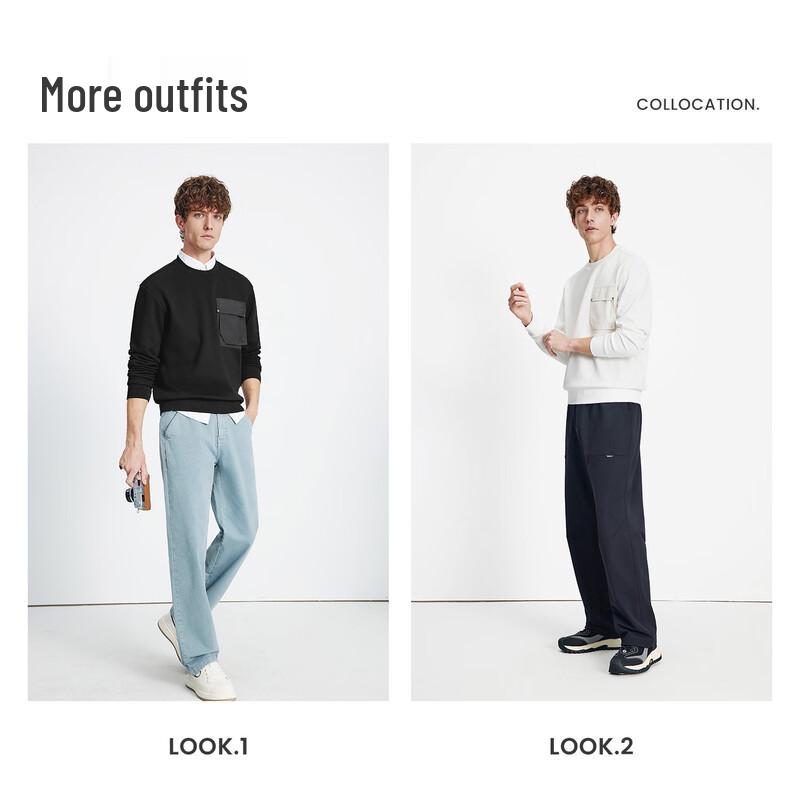 Navigare Men's 2025 A/W Fleece Lined Crew Neck Pullover