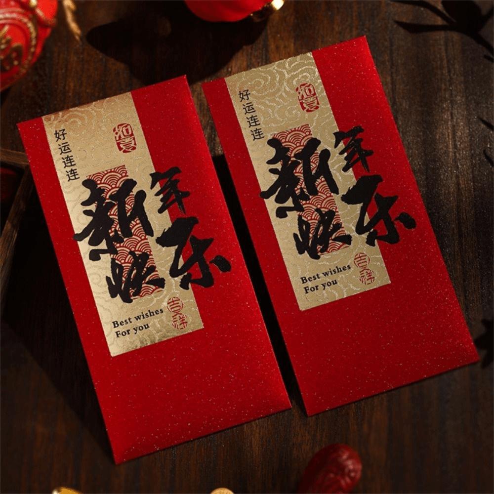 Traditional Red Envelopes Blessing Money Pocket Gift Bags Lucky Red Packets  Birthday