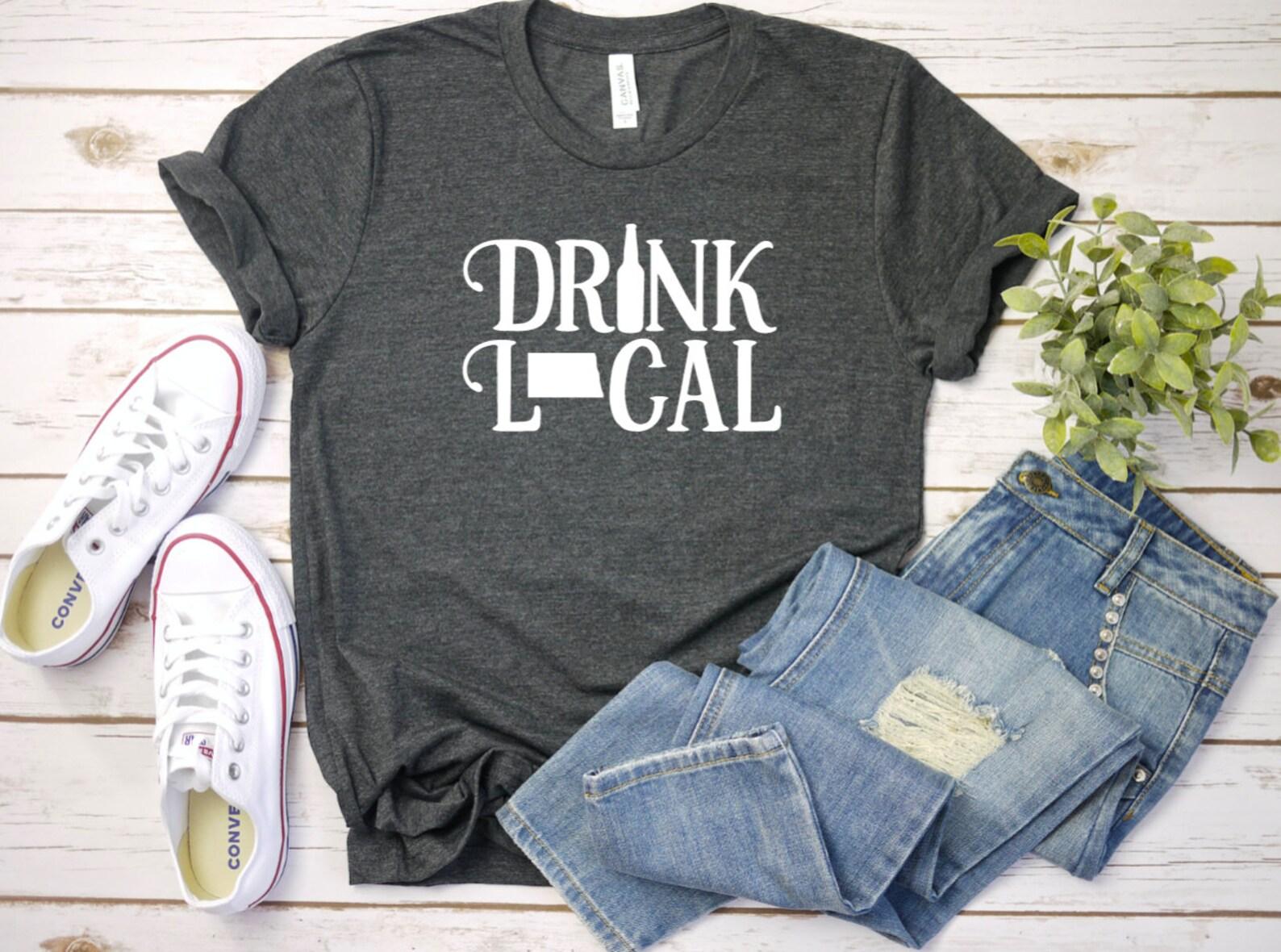 Drink Local Unisex Graphic Tee S