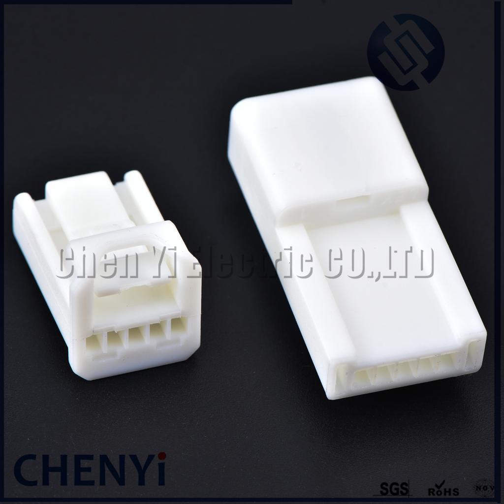 White 5 Pin 0.7mm Female or Male Auto Wiring Unsealed Connector Car Plug 6098-3810 90980-12365 90980-12366
