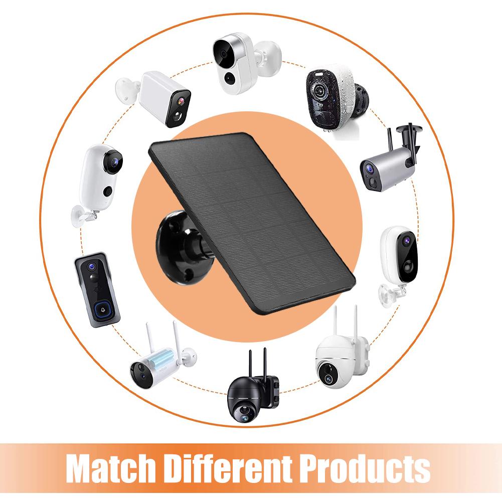 1 szt. 5 V 10 W Panel słoneczny Mikro ładowarka Monokrystaliczna ładowarka słoneczna Wodoodporna kamera monitorująca bezpieczeństwo Monitor Power Bank